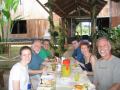 Lunch table 2...  Marisa and Me up front...