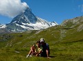 Us with the Matterhorn - Zermatt