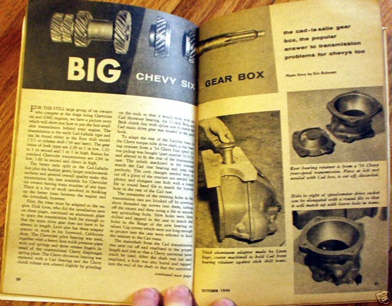 Photo CAR CRAFT mag Oct 195605 Car Craft magazine album Rik