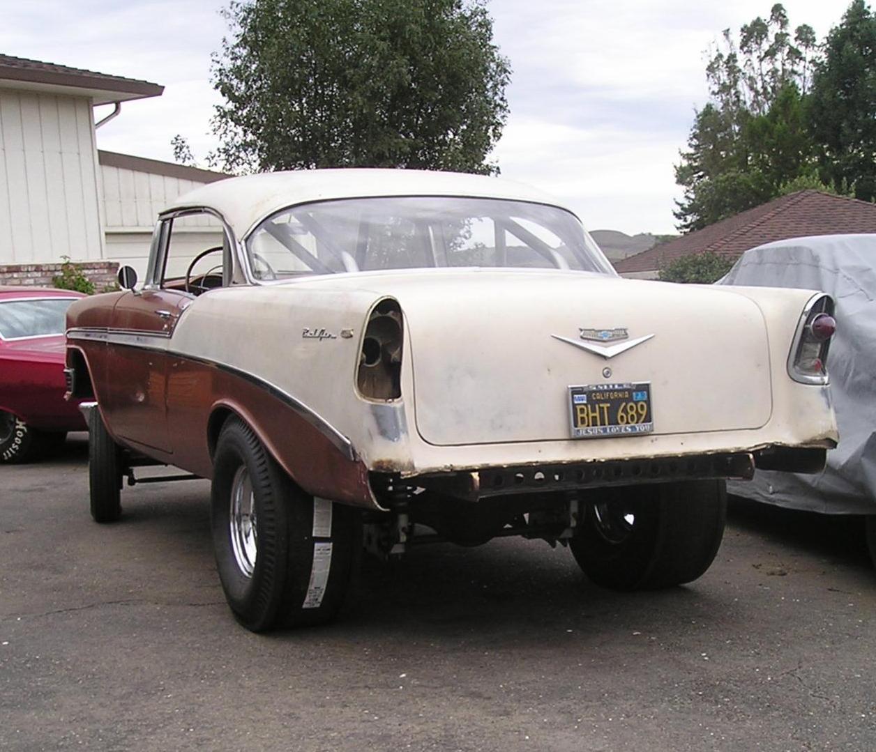 Photo: 56 Chevy Hard top gasser build 002 | Tri Five 55 56 57 Chevy ...