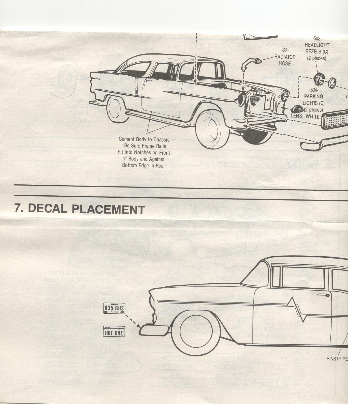 Photo 55 Bel Air Sedan16 AMT 1955 chevy bel air sedan kit no. 6771