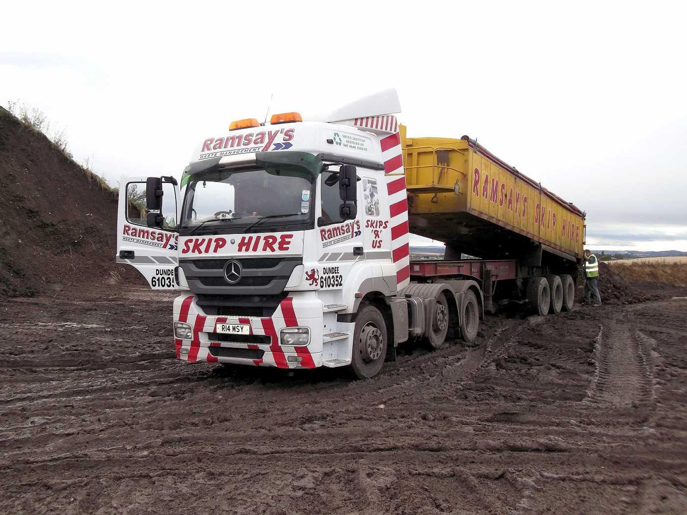 Ramsay's Skip Hire, Lochlee, Dundee, Angus, Scotland. album Brian
