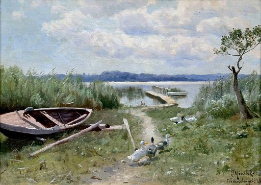 By a Lake in Fredensborg (1926)
