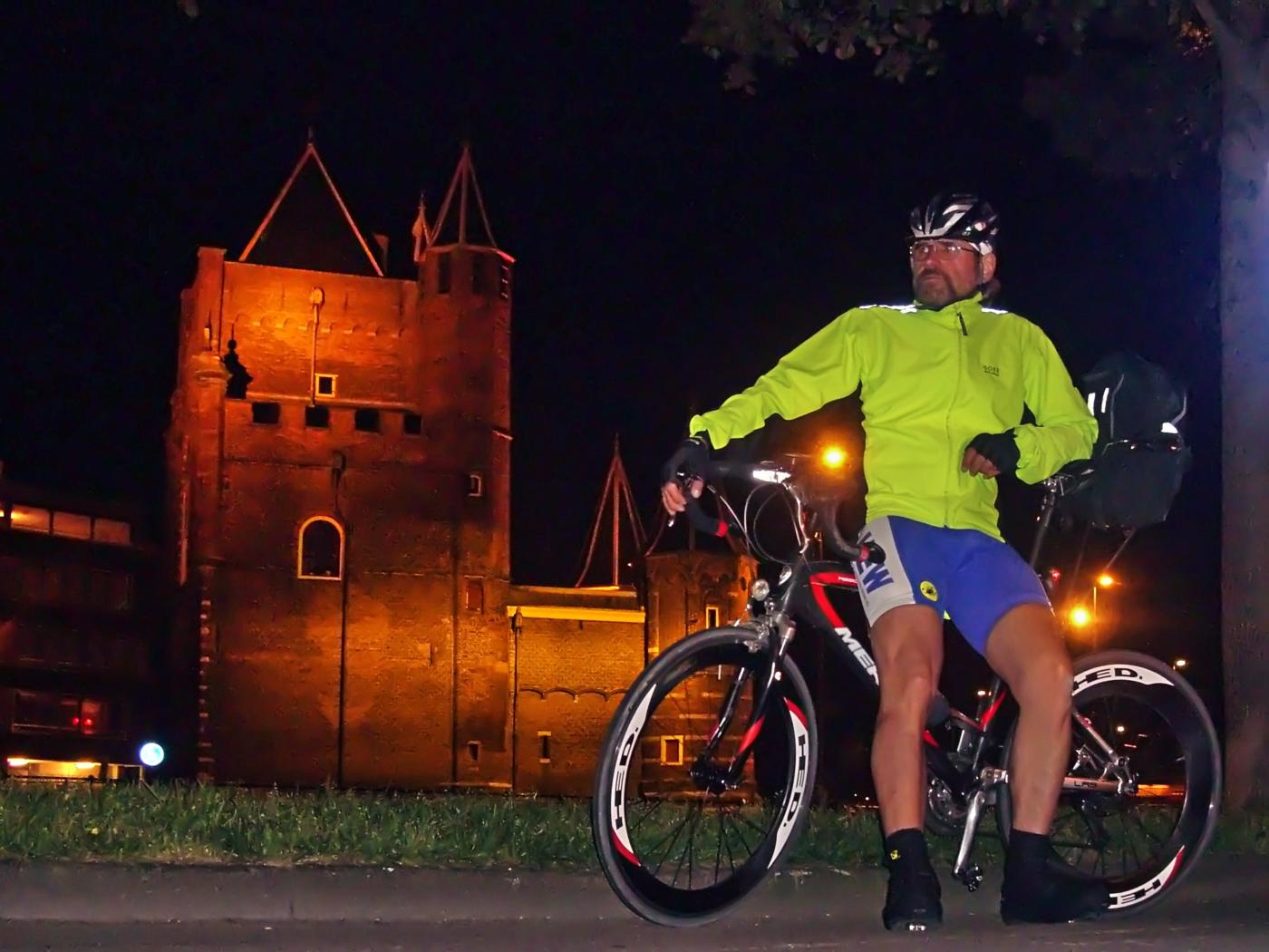 Defence Tower Haarlem at night