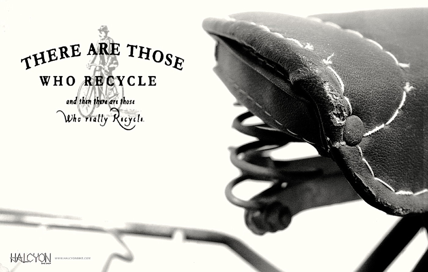There are those who recycle ...