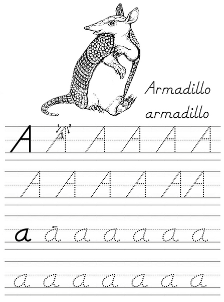 Photo: alphabet coloring tracers a modern | alphabet modern tracing