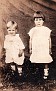 Eugene Hershel "Gene" Foust and sister, Mildred Hazel Foust.