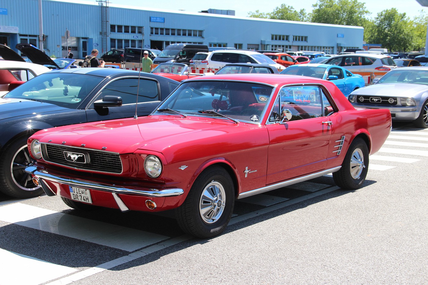 Photo: 1966 Ford Mustang Notchback 02 | Mustang Meeting at Ford Cologne ...