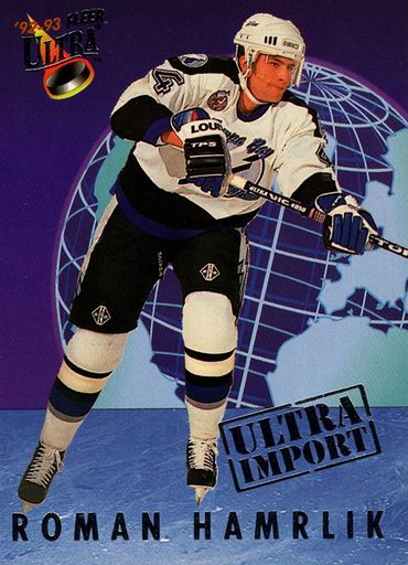 1992-93 Doug Crossman Tampa Bay Lightning Game Worn Jersey