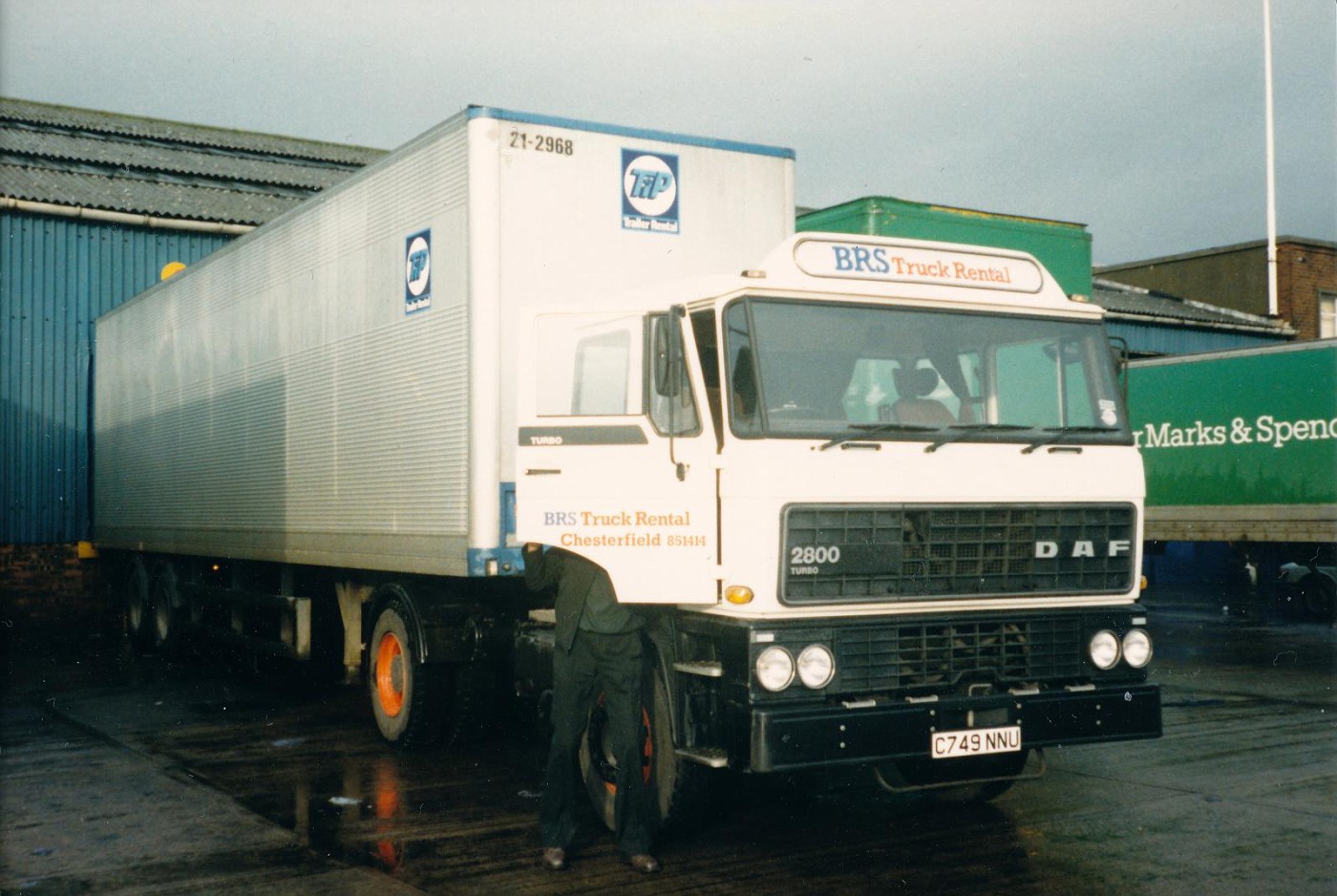 Photo C749NNU Daf 2800 BRS Truck Rental Chesterfield BRS Truck