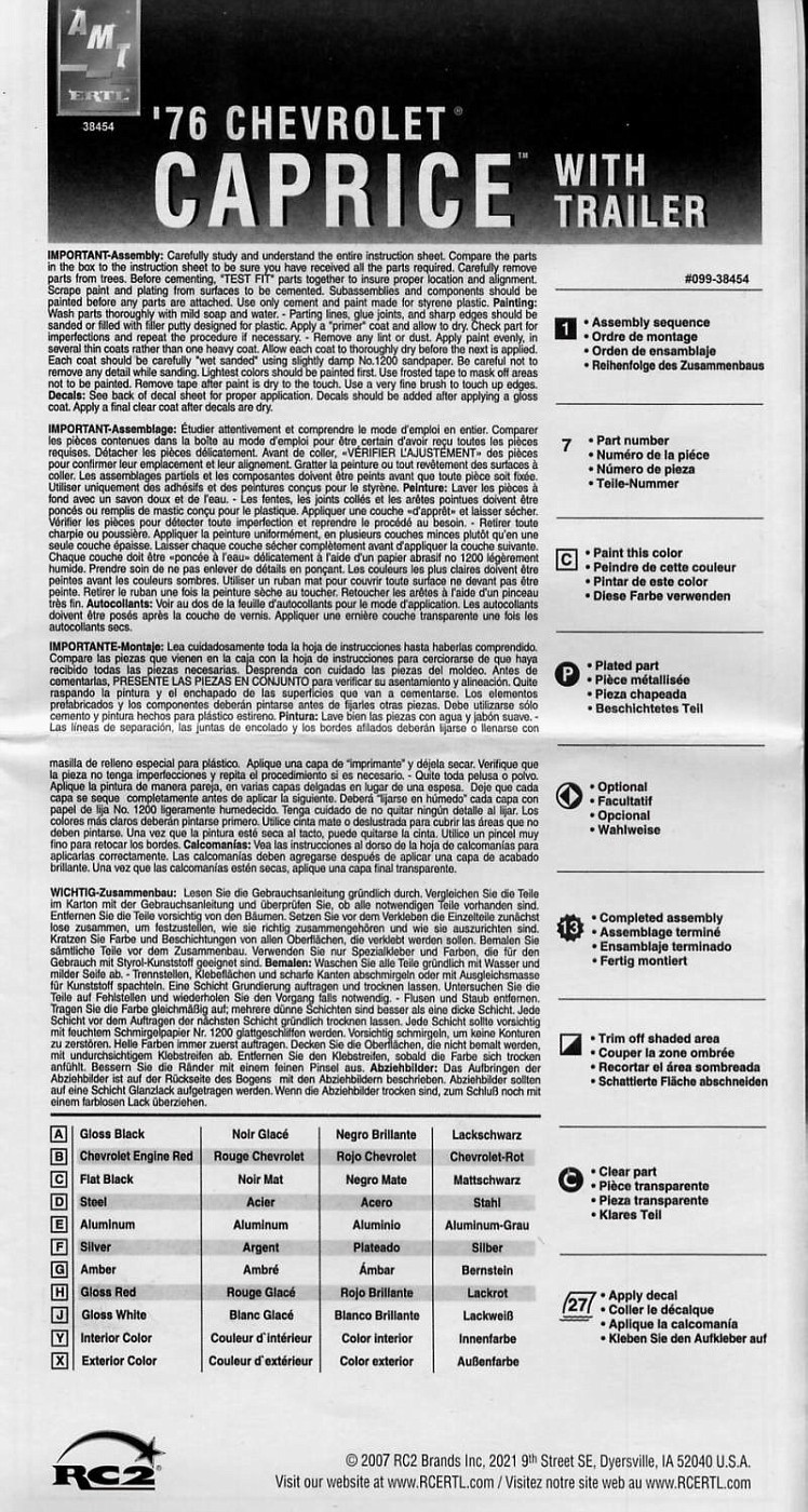 Photo 1975 Chevrolet Caprice Page 1 AMT 1976 Chevy Caprice album