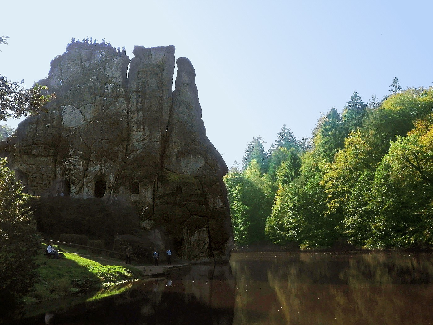 Externsteine, Oberer Teich