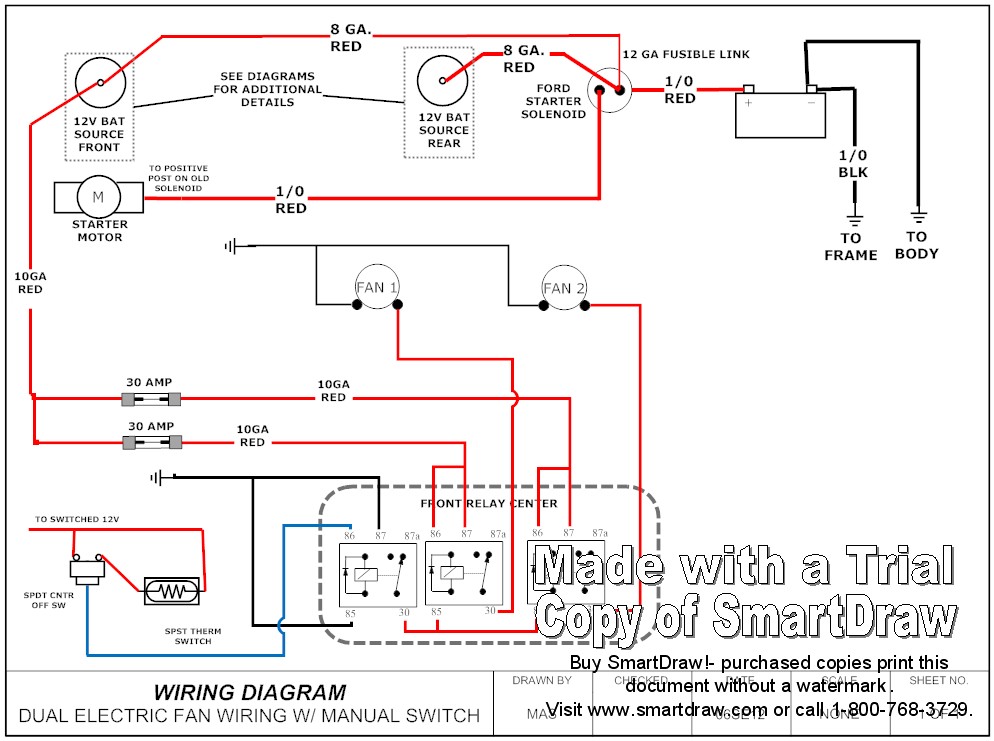 Photo: ELECTRIC FAN WIRING-SHT 1 | BAD AST WIRING DIAGRAMS album ...