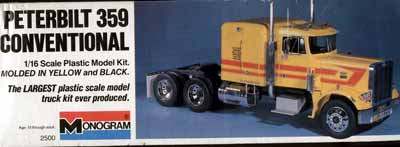 Maquette Camion 1/16 MONOGRAM Ref 2500 Peterbilt 359