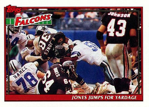 Ray Buchanan autographed football card (Atlanta Falcons) 1999 Topps #235