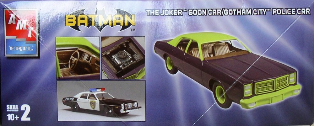 Photo: AMT Batman Police - Joker Goon Car box art 4 | AMT The Joker Goon Car  Gotham City Police Car #38060 album | DRASTIC PLASTICS MODEL CAR CLUB |  , photo