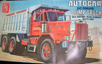 Photo: Autocar DC 9964B Dump Truck | AMT Rigs and Trailers Box top only ...