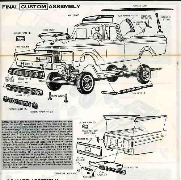 Photo: 1963 Ford F100 AMT 6 | AMT 1963 Ford F-100 Pickup Customizing ...