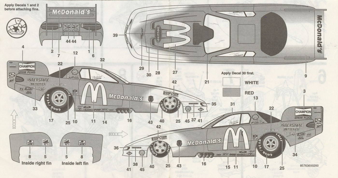 Photo: 97 - Mcdonald's Firebird Funny Car-rm 007 