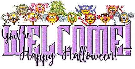 Photo: You're welcome Halloween smileys in costume animation SunnyD5 |  Halloween Blinkies album | Jossie , photo and video sharing made  easy.