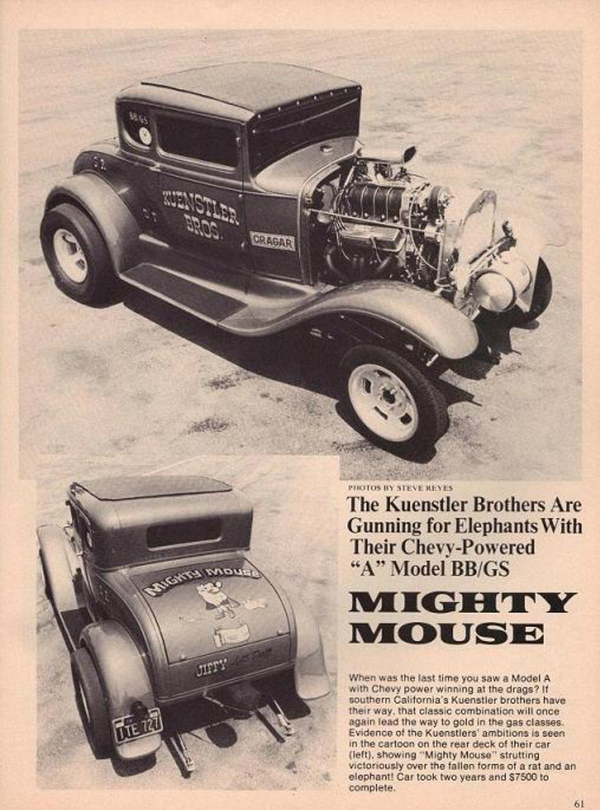 Photo: Mighty Mouse (1) | MODEL A'S AT THE DRAGS album | LOUD-PEDAL ...