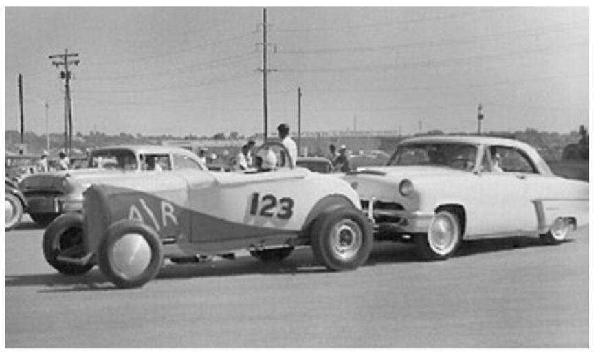 Photo Model A at the Dragstrip (4) MODEL A'S AT THE DRAGS album