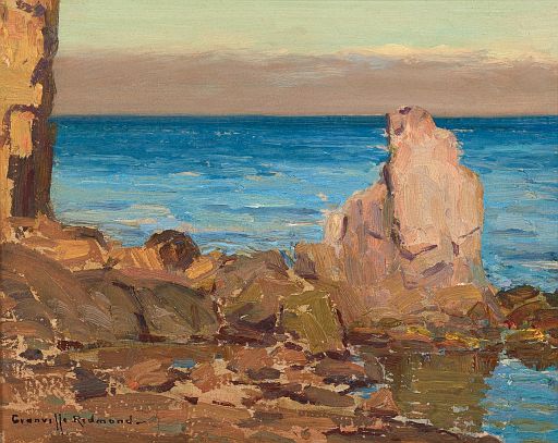 Catalina Beach with Rock (undated)