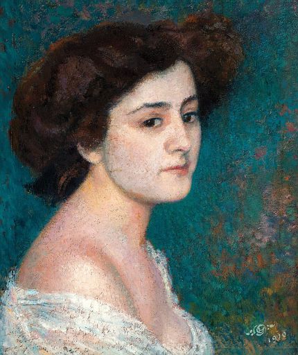 Young Girl en décolleté (1910)