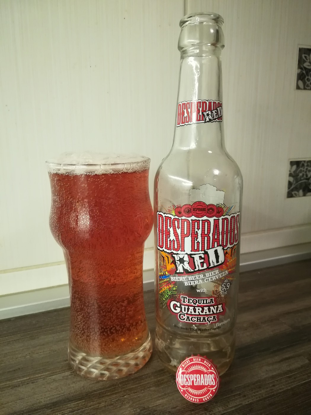 Desperados Red Tequila Cachaca Guarana Flavoured Beer, France