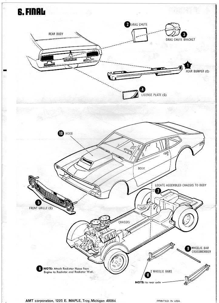 Photo: Pg 4 | AMT RIGHT ON! Maverick Drag Pro Stocker #T348-225 T348601 ...