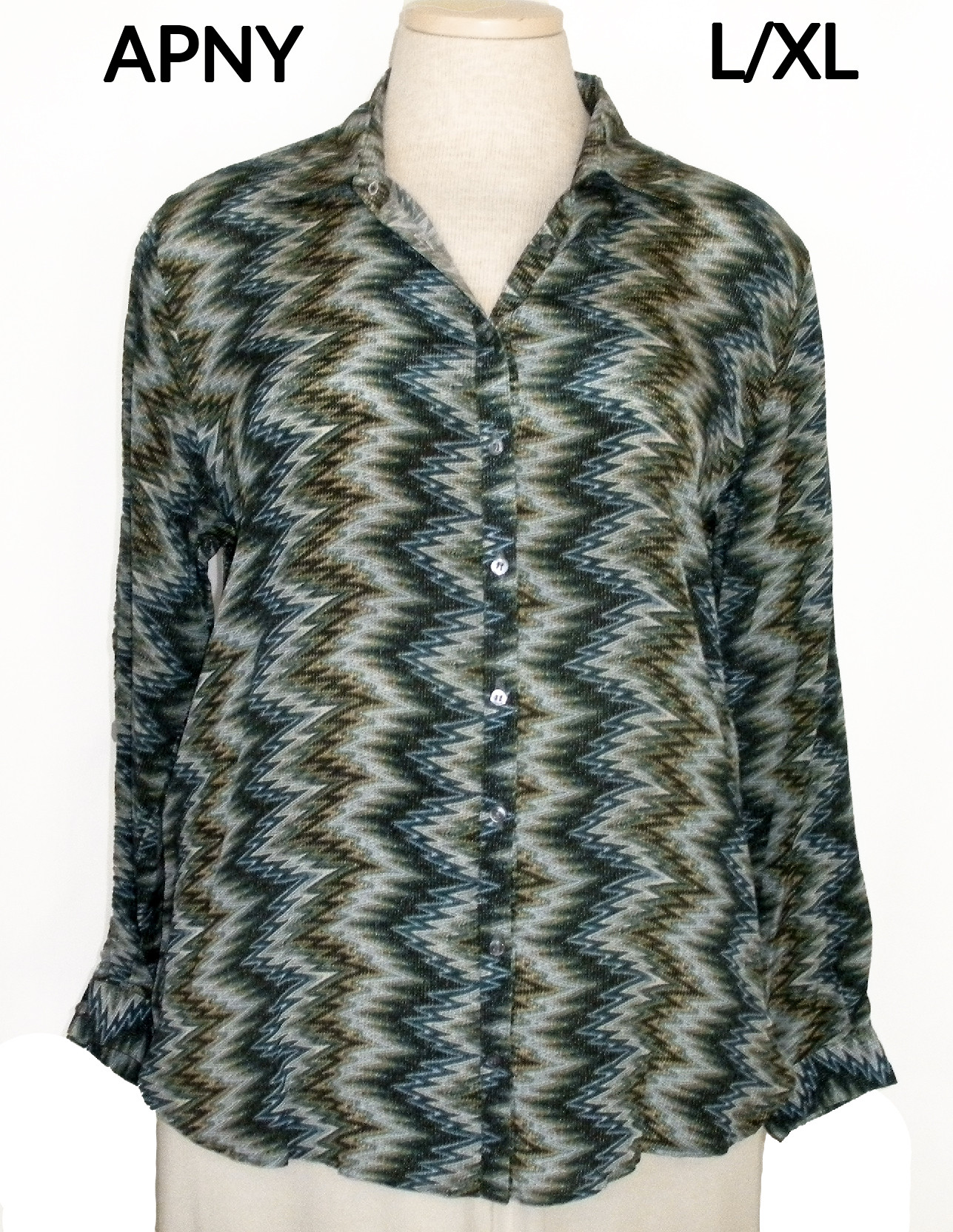 Photo: APNY Bargello Shirt $10 size L | Remaining New Clothes album ...