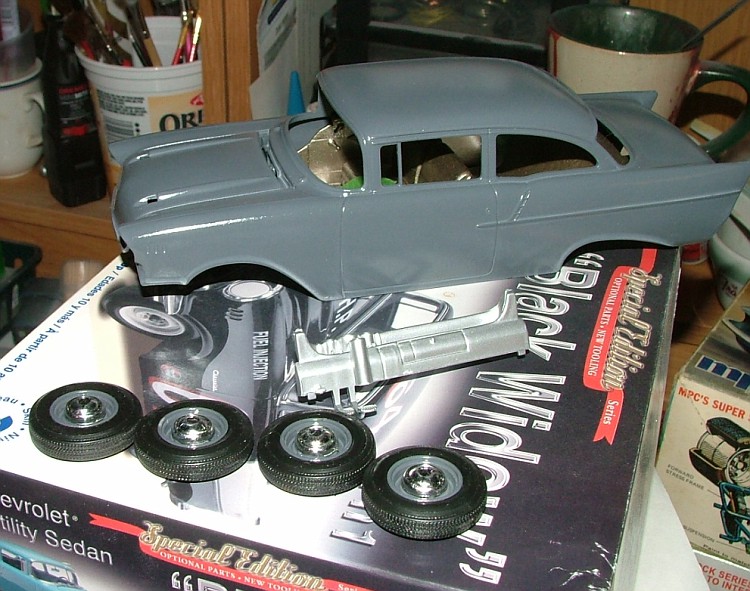 Photo Tamiya German Gray Revell 57 Chevy 150 album Pat Redmond