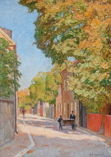 Northern Church Street, Visby (undated)