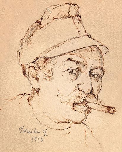 Man with Cigar (1916)