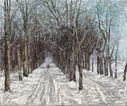 Belvedere Allee in Weimar (1889)