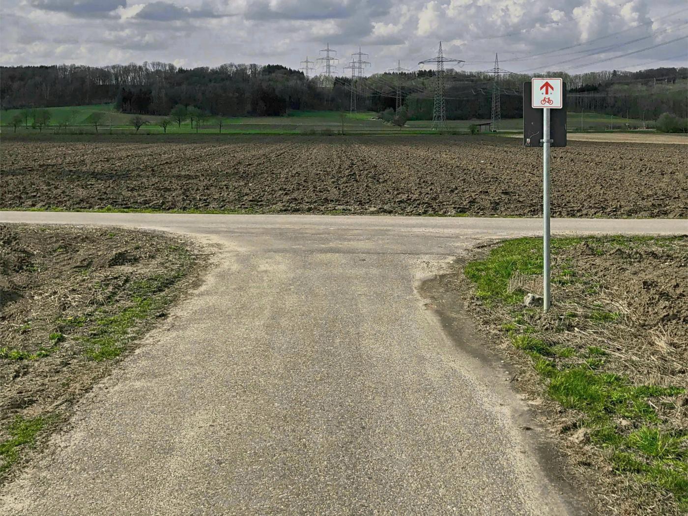 Wegweisung für Hardcore-Biker