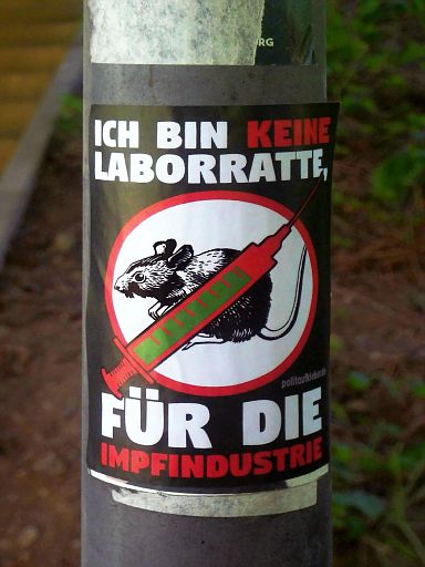 Ich bin keine Laborratte für die Impfindustrie!