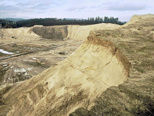 Sand- und Kiesabbau