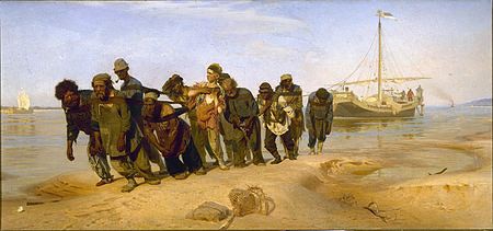 Ilya Repin - Barge Haulers on the Volga - Google Art Project