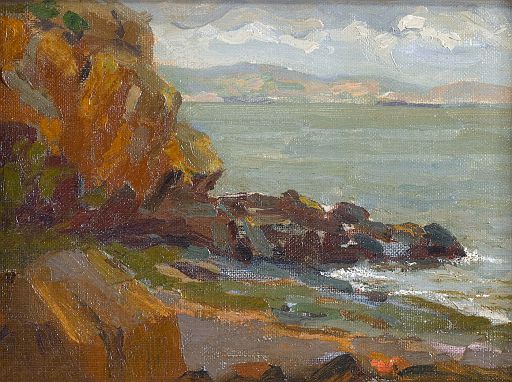 Coastline with Rock Face (undated)