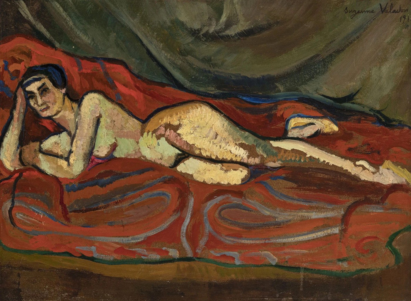 Photo: Nude Reclining on a Sofa (1918) | Suzanne Valadon album | Honda1992  | Fotki.com, photo and video sharing made easy.