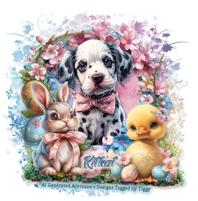 Tiggy ~ Easter Cuties Dog  PUz EasterCutieDogKitkat-vi