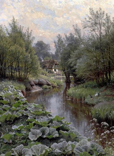 A Spring Day in the Woods by a Stream (1911)