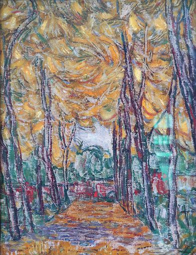 Cemetery in Weimar (1909)