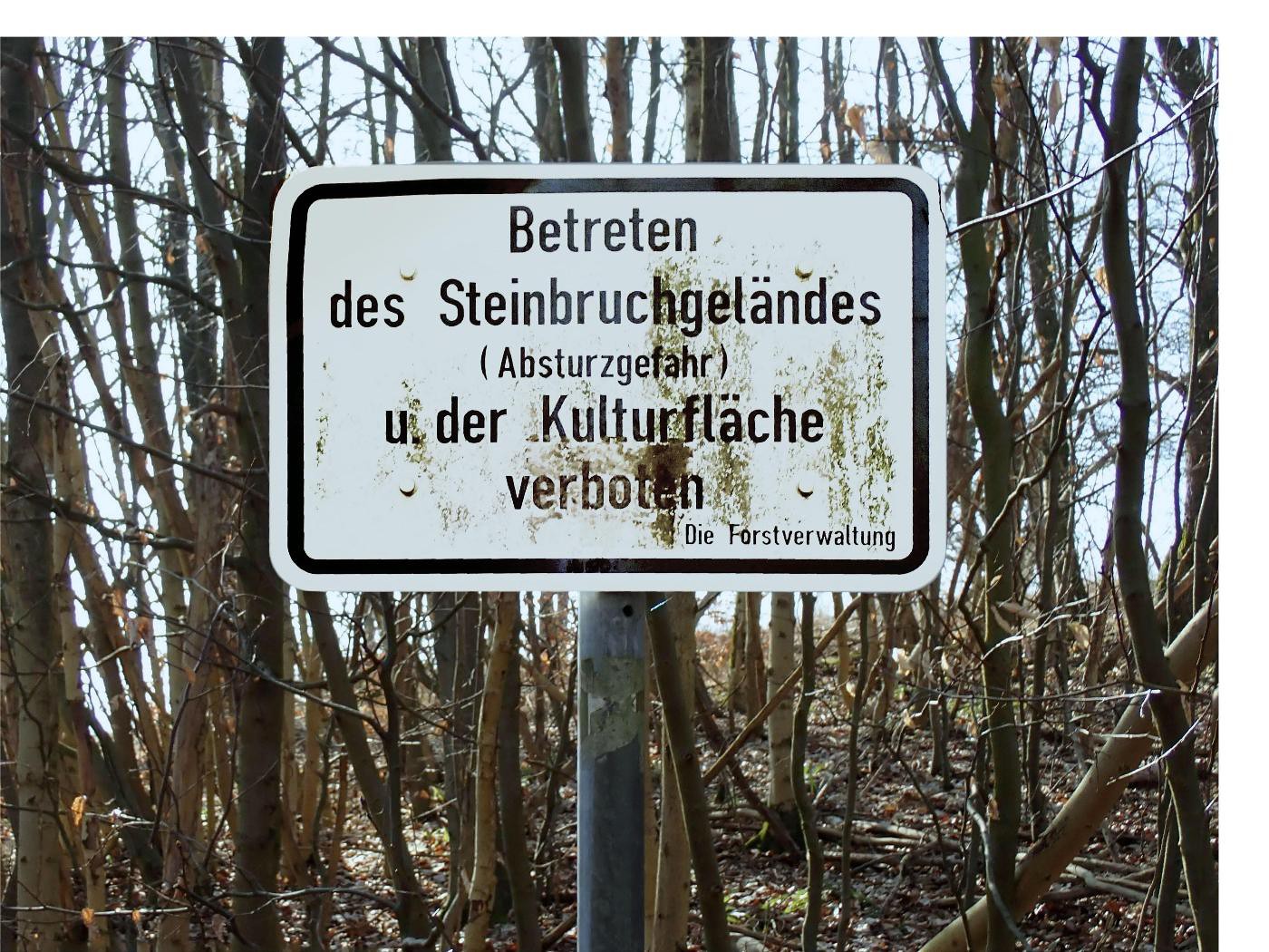 Betreten verboten!