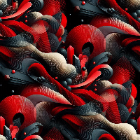Red and black 3