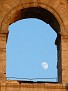 Moon through window of The Colosseum 72AD