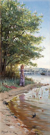 By Lake esrum in Fredensborg (1894)