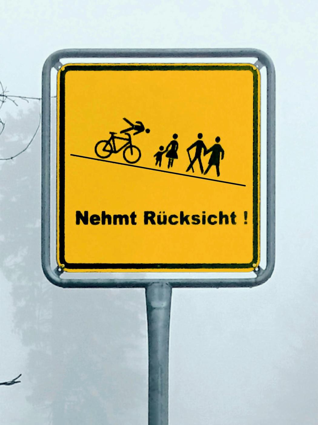 Nehmt Rücksicht!