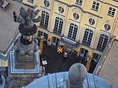 Blick hinunter von der Frauenkirche